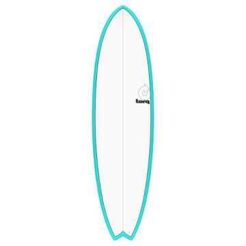 Torq Wellenreiter Epoxy TET MOD Fish Blau Pinline 2024 Surfboards 1