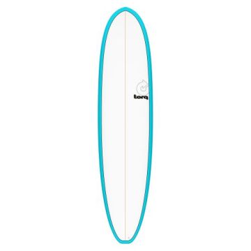 Torq Wellenreiter Epoxy TET V+ Funboard Blau Pinline 2024 Surfboards 1