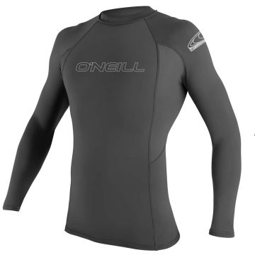 Oneill UV Shirt Basic Skins L/S Rash Guard 009-GRAPHITE 2021 Tops, Lycras, Rashvests 1