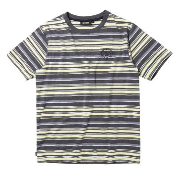 Mystic T-Shirt The Stripe 251-Pastel Yellow 2022 Männer 1
