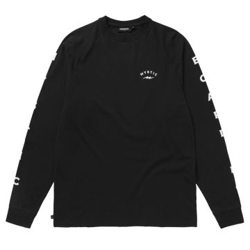 Mystic T-Shirt Bolt L/S Tee 900-Black Herren 2024 T-Shirts 1