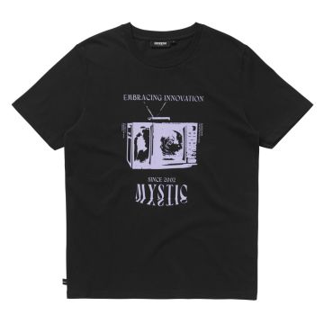 Mystic T-Shirt Broadcast Tee 900-Black 2023 T-Shirts 1