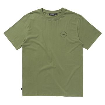 Mystic T-Shirt Stoked Tee 643-Dark Olive 2023 Fashion 1
