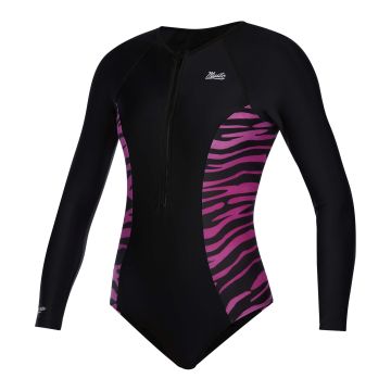 Mystic Badeanzug Diva LS Swimsuit 970-Black/Pink 2021 Bikinis 1