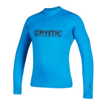 Mystic UV Shirt Star L/S Rashvest Junior 400 Blue 2021 Tops, Lycras, Rashvests 1