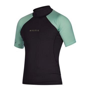 Mystic UV Shirt Crossfire S/S Rashvest 626-Seasalt Green 2021 Neopren 1
