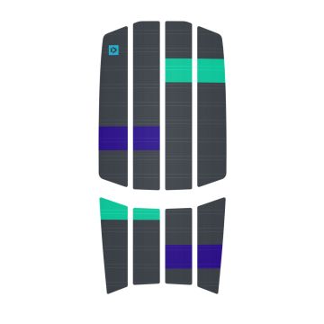 Duotone Kite Zubehör Traction Pad Team Front C54:dark-grey/violet 2024 Bindungen 1