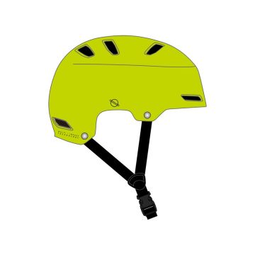 ION Wassersport Helm Slash Core Helmet 689 lime-alert 2024 Wakeboard Helme 1