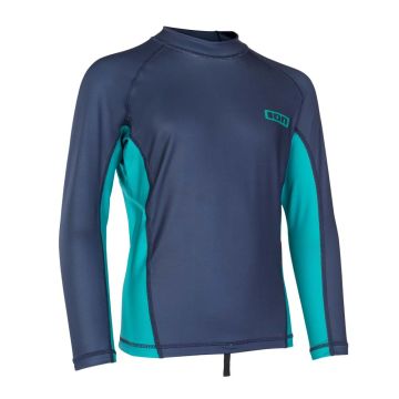 ION UV Shirt Capture Rashguard Boys LS blue/golf green 2020 Tops, Lycras, Rashvests 1