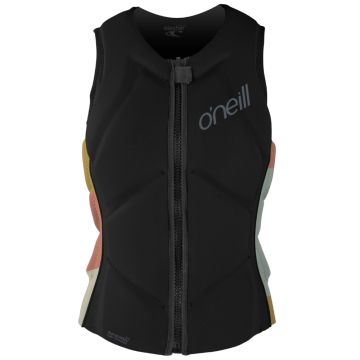 Oneill Wakeboard Weste Wms Slasher Comp Vest HM1 BLACK/JASMINE 2022 Wakeboarden 1