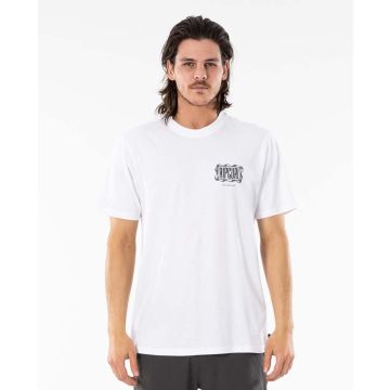 Rip Curl T-Shirt MIND WAVE LOGO TEE WHITE 2021 T-Shirts 1