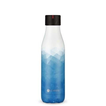 LES ARTISTES PARIS Trinkflasche Bottle UP Ocean 500ml/16,5fl.oz WEIß & BLAU 2024 Becher & Trinkflaschen 1