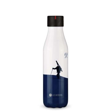 LES ARTISTES PARIS Trinkflasche Bottle UP Snow 500ml/16,5fl.oz WEIß & BLAU 2024 Becher & Trinkflaschen 1