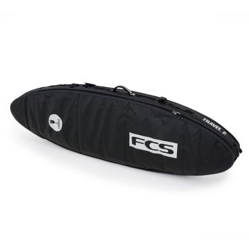 FCS Boardbag Travel 2 All Purpose Black/Grey (co) Wellenreiten 1
