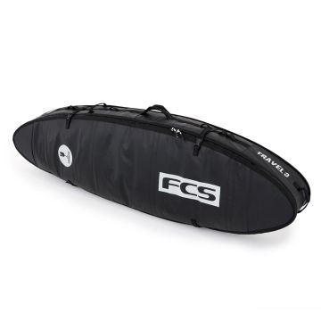 FCS Boardbag Travel 3 All Purpose Black/Grey 2023 Wellenreiten 1