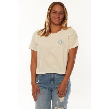 Sisstr T-Shirt THIRD EYE SS KNIT CROP TEE VWT-Vintage White 2023 Frauen 1