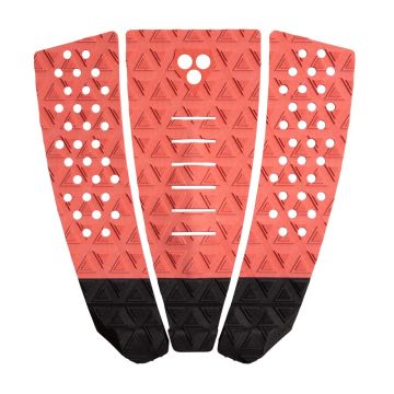 FCS Traction Pad Tres Red/Black - (co) Pads 1
