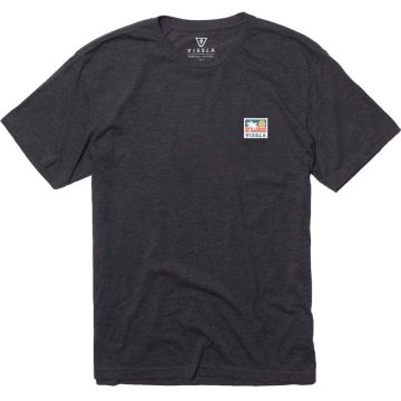 Vissla T-Shirt Horizon Tee-BLH Black Heather 2022 T-Shirts 1