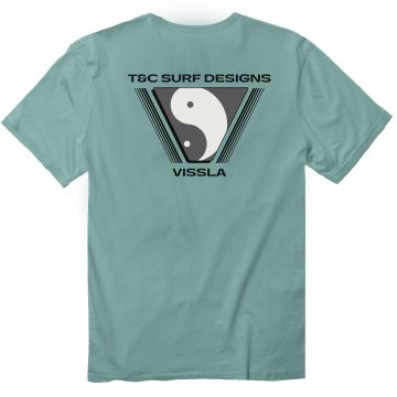Vissla T-Shirt T&C Yin Yang Organic PKT Tee JDE-Jade 2021 Fashion 1