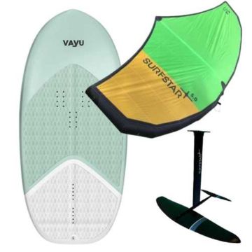 VAYU X SurfStar Wingfoilset- Fly 54 Orange/ grün 2023 Komplettsets 1