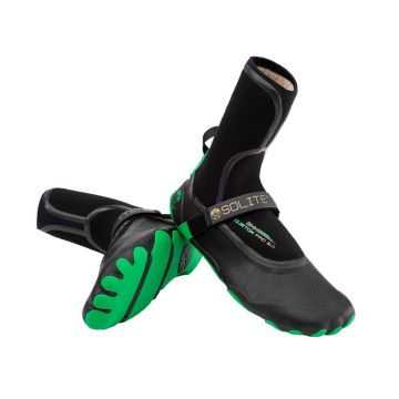 Solite Neoprenschuhe 3MM CUSTOM PRO 3 BLACK / GREEN 2022 Neopren Schuhe 1