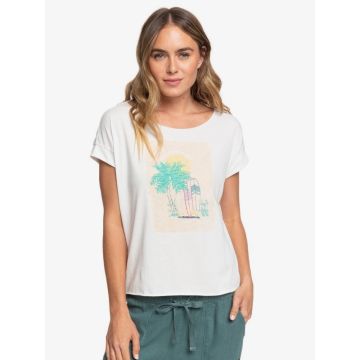 Roxy T-Shirt SWEET SUMMER NIGHT B WBK0-SNOW WHITE 2020 Fashion 1