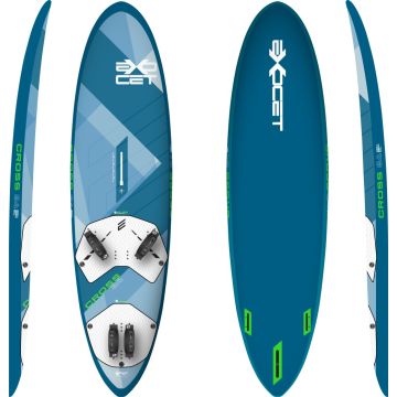 Exocet Windsurf Board Cross V7 Silver Wave Board 2024 Windsurfen 1