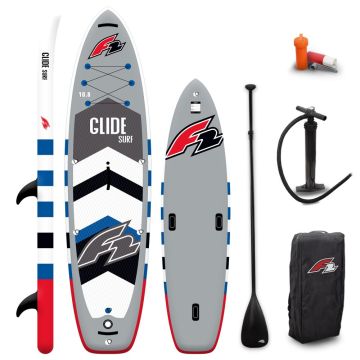 F2 iSUP Board GLIDE Surf Grey 2024
