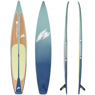 F2 SUP Board RIDE PRO BAMBOO Turquoise 2024 Allround 1