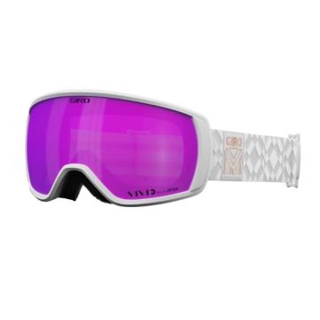 Giro Goggles Facet white limetless vivid pink Damen 2024 Goggles 1