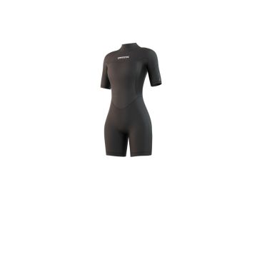 Mystic Neoprenanzug Brand Shorty Bzip Flatlock Women 3/2 Damen Shorty 900-Black 2024 Neopren 1