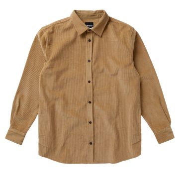 Mystic T-Shirt Corduroy Shirt 730-Slate Brown Herren 2024 Fashion 1