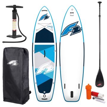 F2 Stand up Paddle SUP Board Strato + Paddel + Bag + Pumpe Blau 2021 Aufblasbare-SUP-Boards 1