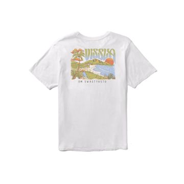 Vissla T-Shirt Bali Belly Premium PKT Tee WHT-White Herren 2024 T-Shirts 1
