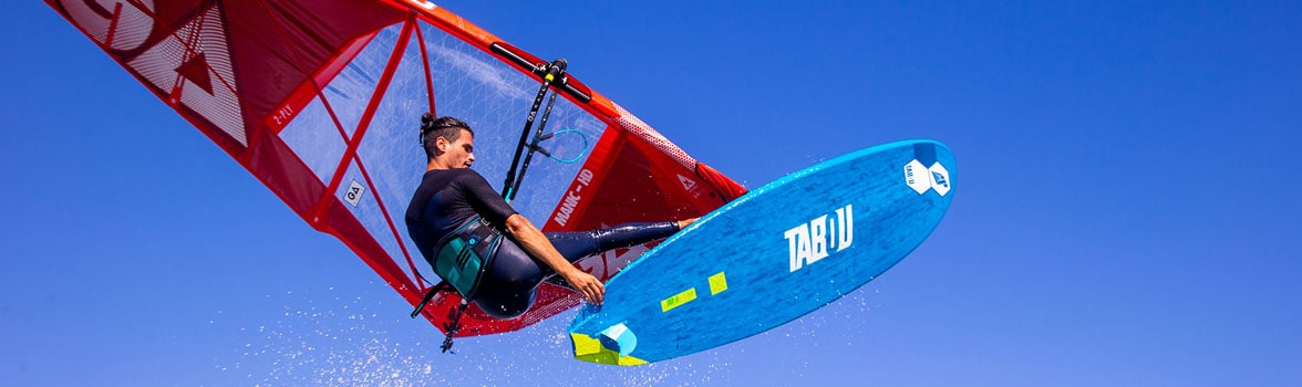 Banner Windsurfen Ausrüstung mit Tabou im Online-Surfshop